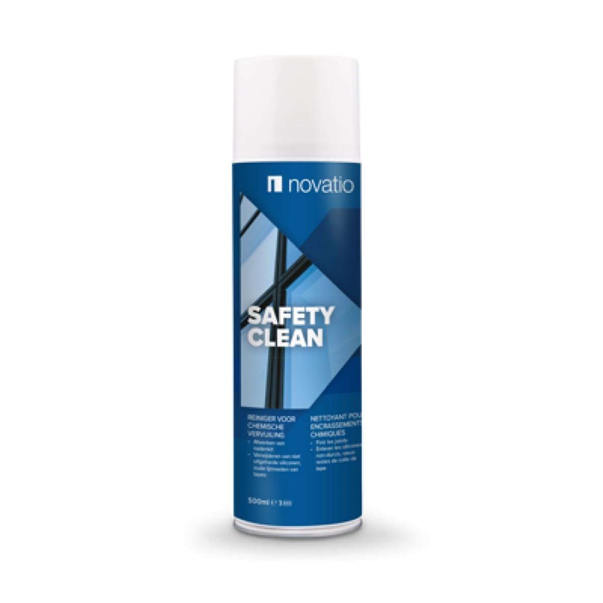 Novatio Safety Clean - Ramen en deuren - Aerosol 500ml